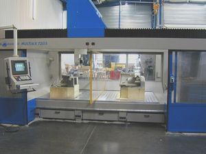 fraiseuse CNC 5 axes / verticale / à table fixe / à pont