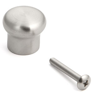 bouton push-pull / champignon / en acier inoxydable