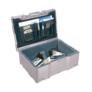 valise de transport / en ABS / avec mousse / avec poignée