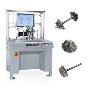 machine à équilibrer horizontale / dynamique / pour turbocompresseur / de haute précision