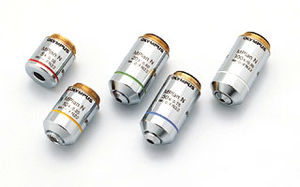 objectif de microscope achromatique plan