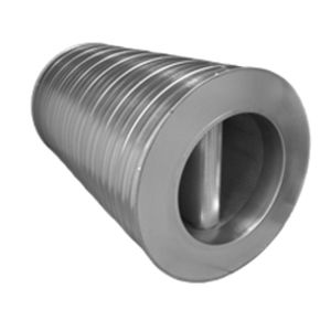 silencieux aérateur / pour gaine ronde / en aluminium / en acier inoxydable