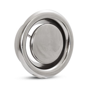 vanne à disque / pour air / en inox / basse pression