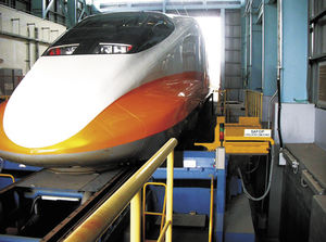 tour CNC / compact / pour le profilage des roues de train