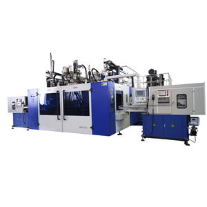 extrudeuse-souffleuse / pour bouteilles / à station double / multi-empreintes