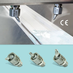 raccord à visser / droit / pneumatique / en acier inoxydable