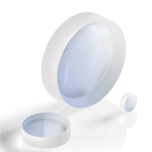 lentille sphérique / plan-convexe / en verre BK7 / visible