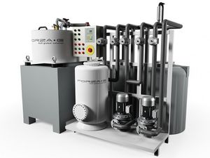 unité de filtration centrifuge / pour eau / compacte