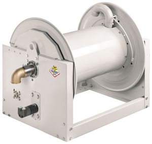 enrouleur de tuyau / à moteur hydraulique / fixe / ouvert