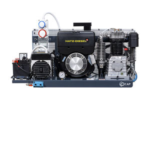 compresseur d'air / stationnaire / avec moteur diesel / à piston