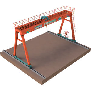 portique sur rail / en acier / bipoutre