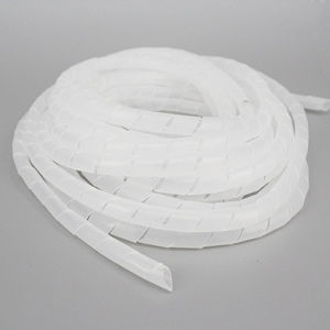 gaine spiralée / pour câbles / de protection / en polyéthylène