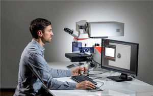 microscope pour analyse / pour la recherche / d'inspection / optique