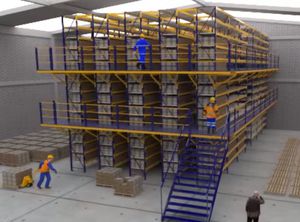 rayonnage entrepôt de stockage / galvanisé