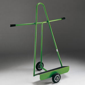 chariot de transport / en métal / porte panneau / à roulettes