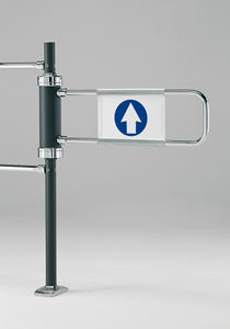 portillon pivotant / piéton / en inox