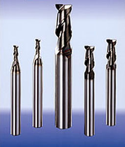fraise monobloc / pour aluminium / pour alliage léger / à queue cylindrique