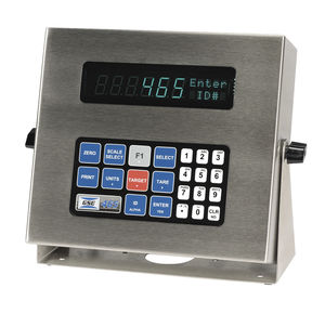 indicateur de pesage numérique / benchtop / étanche à la poussière / programmable