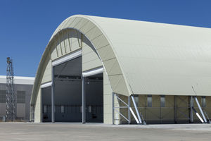 bâtiment de stockage / hangar d'aviation / entrepôt de stockage / modulaire