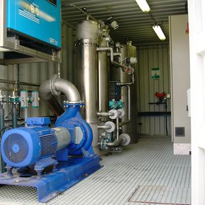 station d'épuration biologique / compacte / compacte