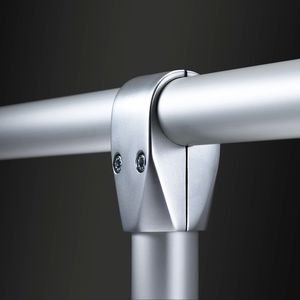 connecteur de tube en T / en aluminium / à visser