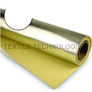 tissu pour applications de protection thermique / en polyester / para-aramide / pour haute température