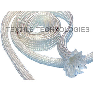 gaine en tissu de verre / tressée / pour câbles / de protection thermique