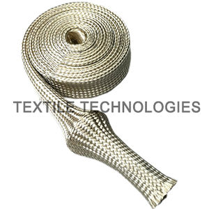 gaine fibre de verre / de protection thermique / isolante / tubulaire