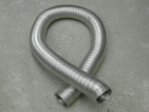 tuyau flexible pour air / en aluminium