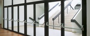 portes pour l'intérieur / en acier inoxydable / de sécurité / coupe-feu