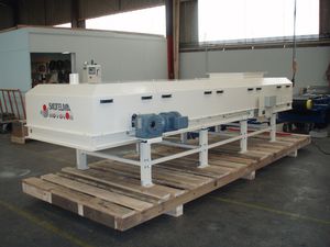 convoyeur de pesage / à bande / pour produits en vrac