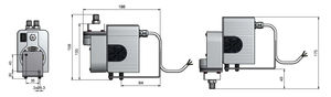 pompe à gaz / électrique / à soufflet / en PTFE
