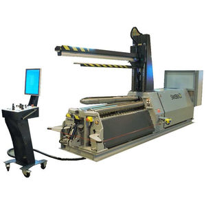 rouleuse à 4 rouleaux / électrique / avec panneau de contrôle mobile / CNC