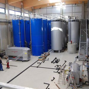 unité de traitement d'eau physico-chimique / compacte / de process