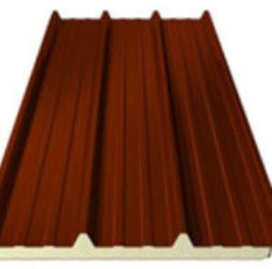 panneau sandwich âme en polyuréthane / face en acier / pour façade