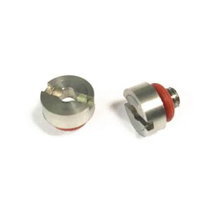 bouchon d'évent / rond / mâle / en métal