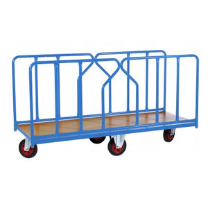 chariot de transport / en métal / à plate-forme / à roulettes