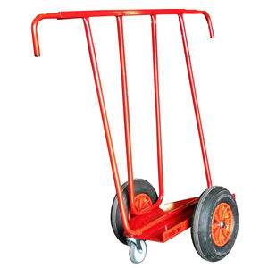 chariot de manutention / porte panneau / pour le verre / à roulettes