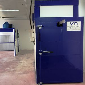 cabine de peinture manuelle / ouverte / pour pièces détachées