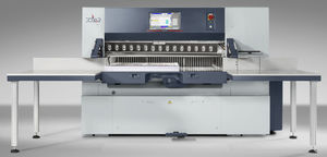massicot de précision / programmable / à affichage digital / à grande vitesse