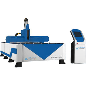 machine de découpe laser à fibre / pour métal / par laser solide / de tôle