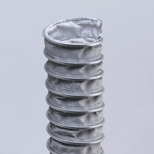 gaine de ventilation flexible / en tissu / en acier galvanisé / en fil métallique