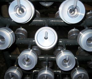 galvanisation du zinc / du nickel / grandes séries / moyennes séries