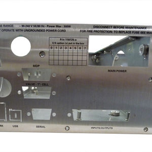 découpe laser / aluminium / cuivre / laiton