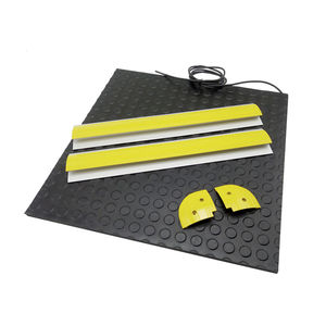 tapis sensible de sécurité / résistant à l'huile / en caoutchouc / d'entrée