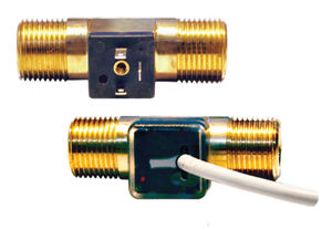 capteur de débit à effet Hall / à turbine / pour liquide / OEM
