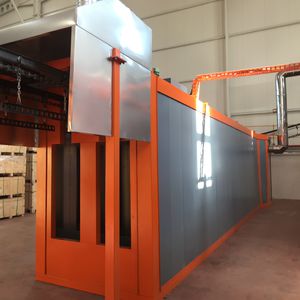étuve tunnel / de cuisson / de poudrage