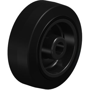 roue monobloc / en caoutchouc / en polyamide / pour fortes charges