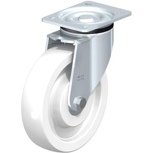 roulette pivotante / à tige / fortes charges / monobloc