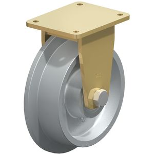 roulette fixe / à platine / fortes charges / avec graisseur